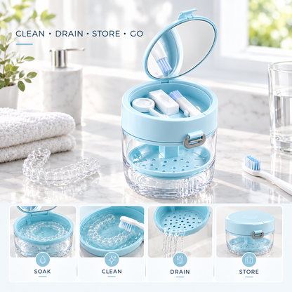Smart Retainer Case – Clean, Dry & Store Your Retainer Anywhere