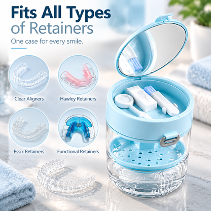 Smart Retainer Case – Clean, Dry & Store Your Retainer Anywhere