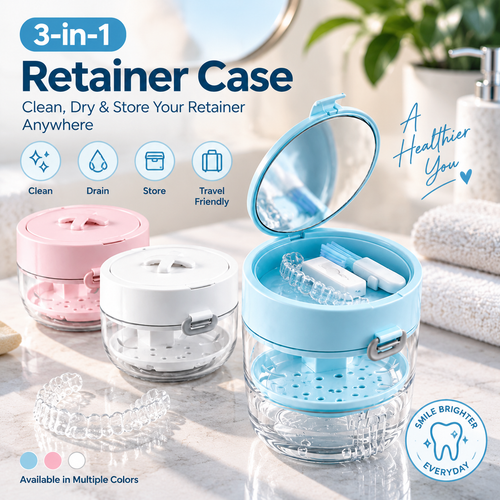Smart Retainer Case – Clean, Dry & Store Your Retainer Anywhere