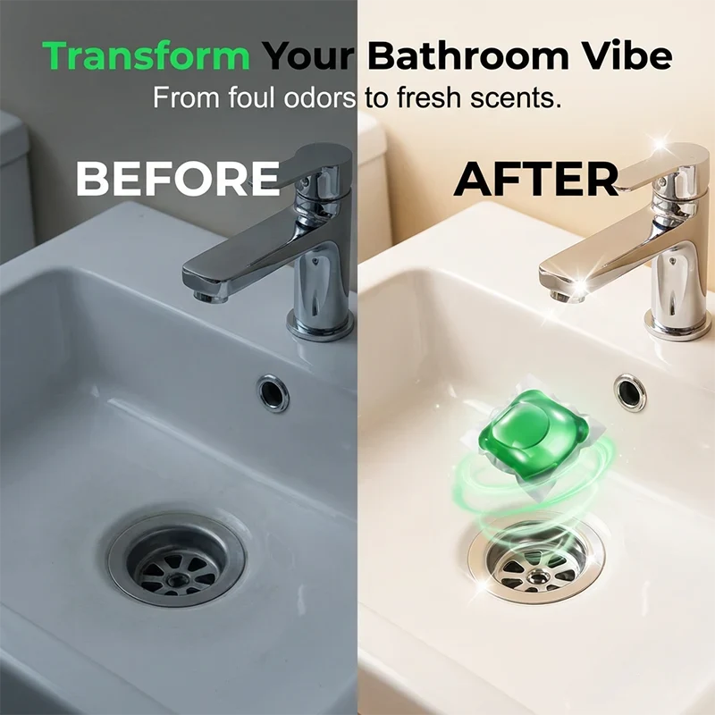 Fresh Drains in Minutes — No More Embarrassing Smells